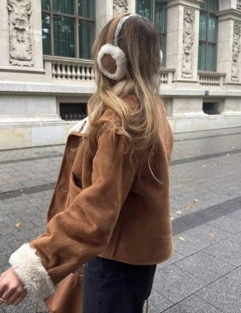 trendy double sided fashion jacket, reversible jacket for women, stylish two sided fashion jacket, women’s 2 in 1 fashion jacket