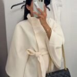 Women's Long Sleeves Pullover Poncho