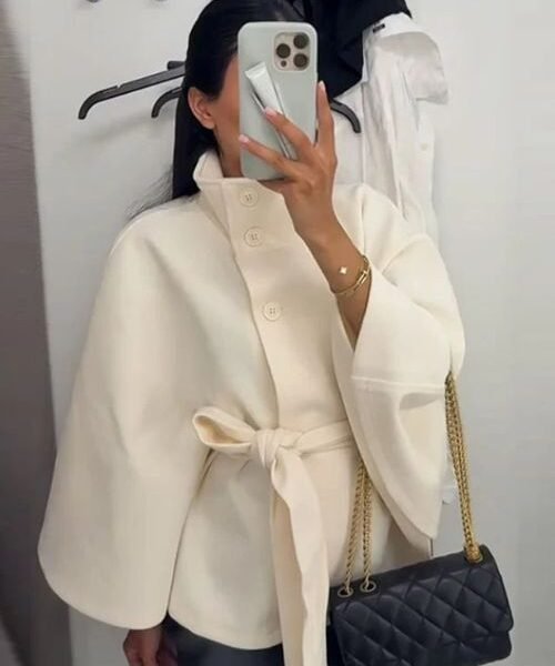 Women's Long Sleeves Pullover Poncho