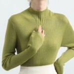mock neck sweater, pullover mock neck sweater, long sleeve mock neck sweater, knitted mock neck sweater