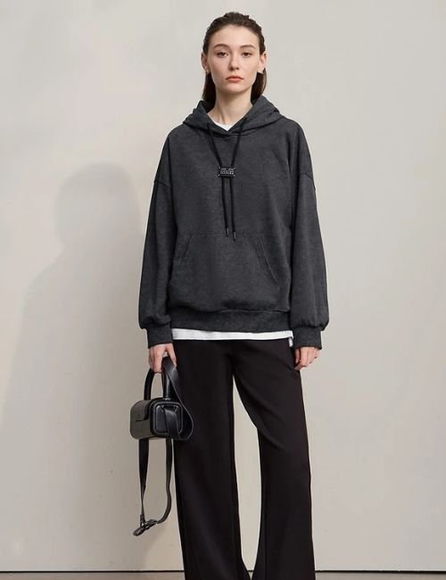 Cotton Knitted Sweatshirt Hoodie For Women women's pullover hoodie, cotton knitted hoodie sweatshirt, long sleeve knitted sweatshirt, casual pullover sweatshirt hoodie