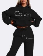 athletic fit hoodie for women, black women’s pullover workout hoodie, women’s training pullover hoodie, letter print athletic hoodie
