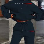 cozy athletic fleece pullover for women, oversized printed hoodie, casual pullover hoodie, women's athletic hoodie