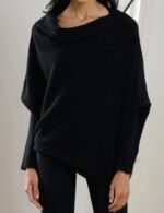 solid color knitted sweater