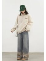loose casual pullover hoodie
