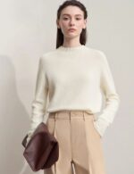 casual mock neck sweater