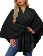 wrap shawl style poncho for women
