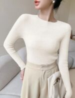 knitted crewneck sweater
