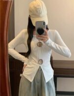 women's peplum sweater