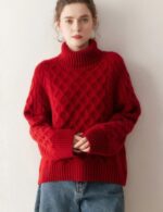 cashmere loose knit pullover sweater