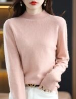pullover mock neck sweater