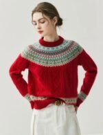 casual mock neck sweater