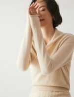 cashmere wrap sweater