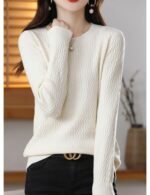 loose fit crewneck sweater