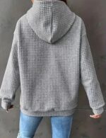 grey pullover hoodie for women