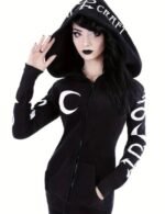 black designer hoodie for women