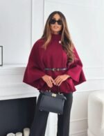 winter poncho for women