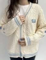 cardigan single breasted sweater