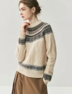 cashmere mock neck sweater