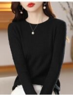 long sleeve crewneck sweater