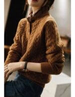 cable knit pullover sweater