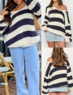 women's chunky knit sweater