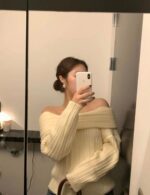 off shoulder sweater for women