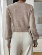 women's v neck sweater