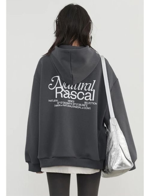 Women's Loose Printed Hoodie women's loose printed hoodie