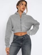 Comfortable fleece hoodie for women