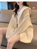 stylish women’s zip up hoodie with hood