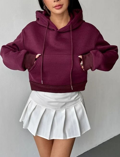 Comfy Women’s Pullover Fitted Hoodie lace up pullover women’s hoodie