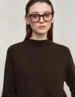 mock neck pullover sweater