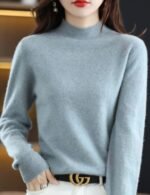 pullover mock neck sweater