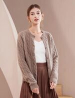cashmere cable knit sweater