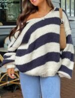 chunky knit pullover sweater