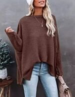 women’s casual asymmetrical sweater