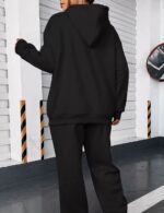 winter warm fleece hoodie for gym wear