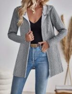 grey designer hoodie for women