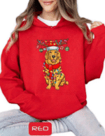 Cute Dachshund Hoodie for Winter Holidays