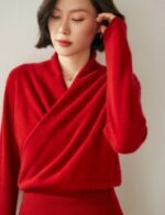 women’s wrap sweater