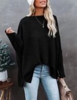 stylish women’s knit pullover