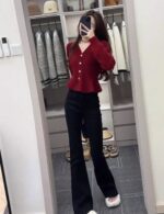 warm peplum cardigan sweater