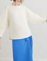 women's peplum sweater