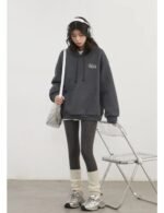 soft printed hoodie for women