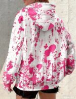 pink women’s halloween graphic hoodie