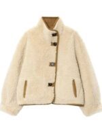 beige fashion jacket for women