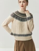 pullover mock neck sweater