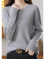 casual knitted sweater