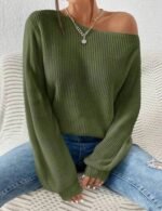 long sleeve knitted sweater